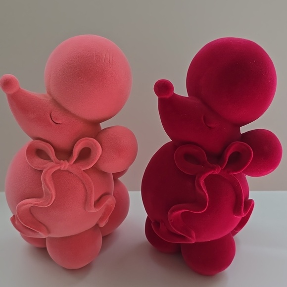 Other - New 2 Flocked Poodle Tabletop Decoration Ashland Berry Jolly Collection